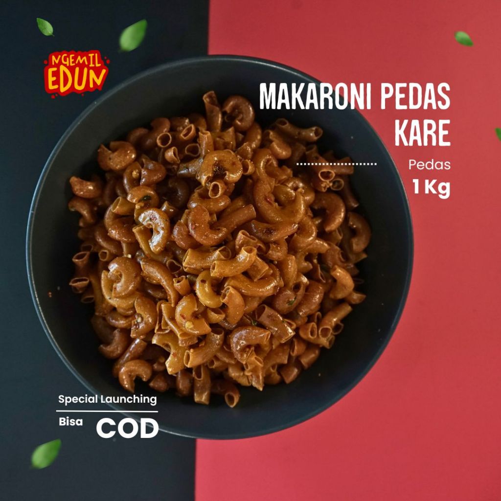 

Ygshop17 Ngemil Edun - Makaroni Bantet - Rendang/Soto/Opor/Ayam - Snack Pedas Premium