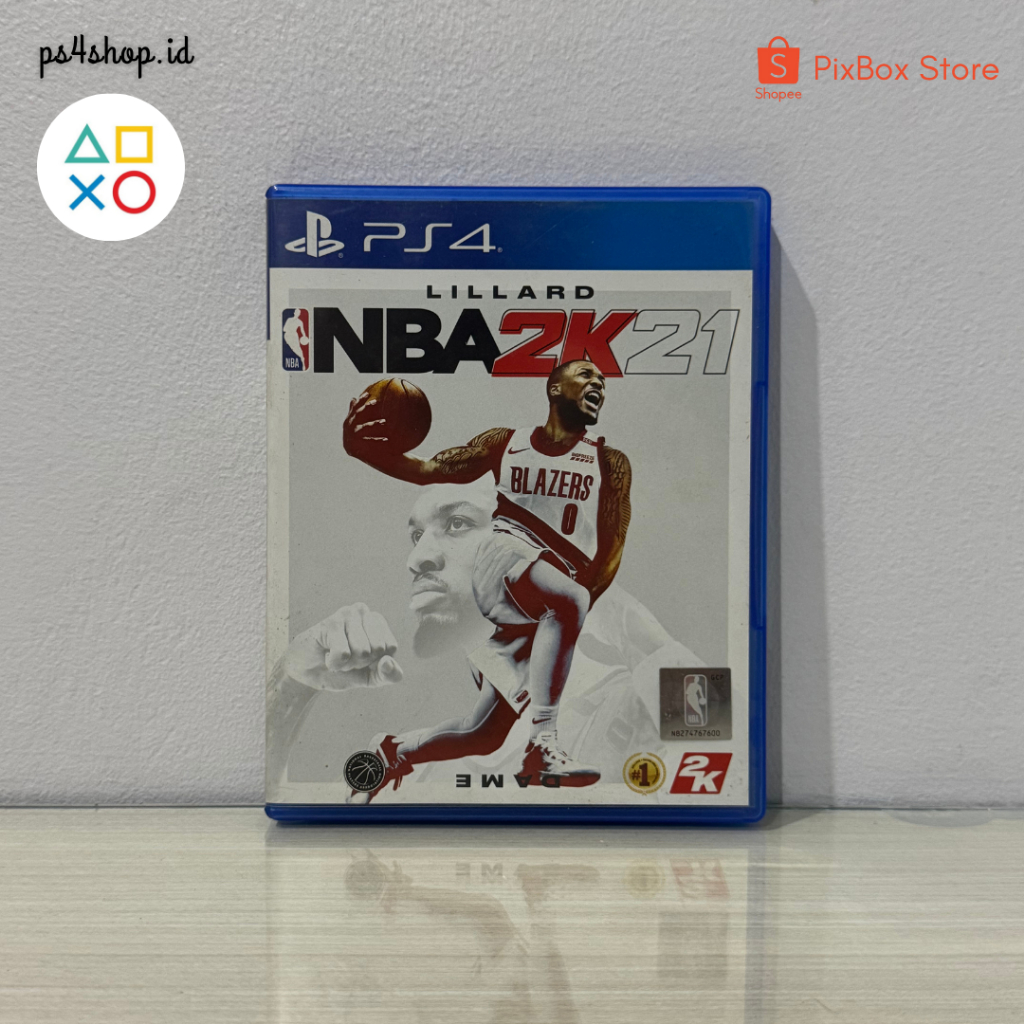 BD Kaset PS4 NBA 2K21 Second Bekas Original | Game Basket Musim 2021 Lillard PlayStation