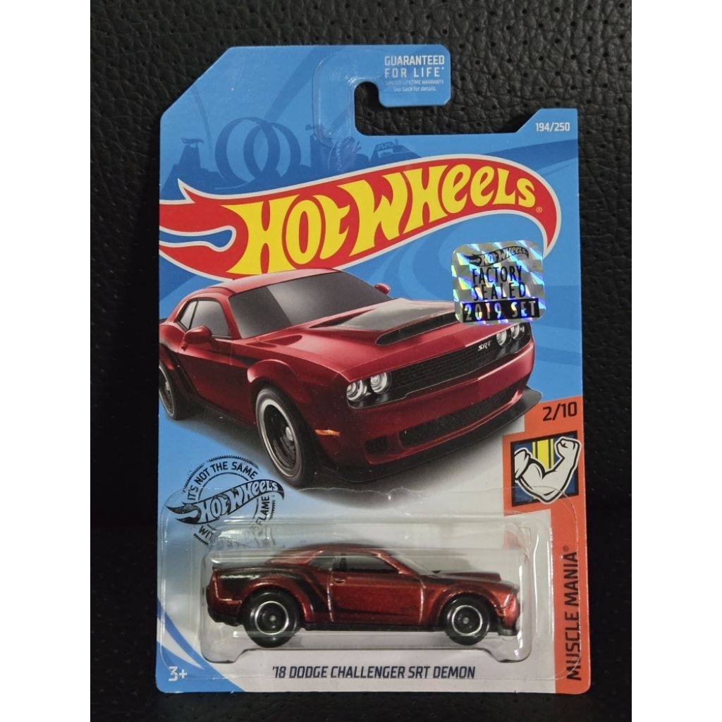 Hotwheels 18 Dodge Challenger SRT Demon Super Treasure Hunts FS2019
