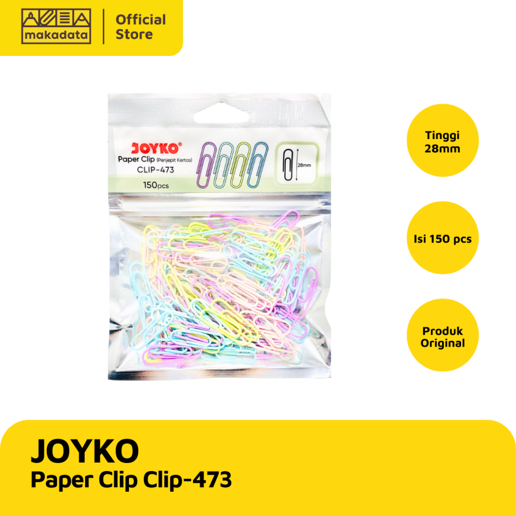 

PAPER CLIP / CLIP KERTAS JOYKO CLIP-473 MURAH