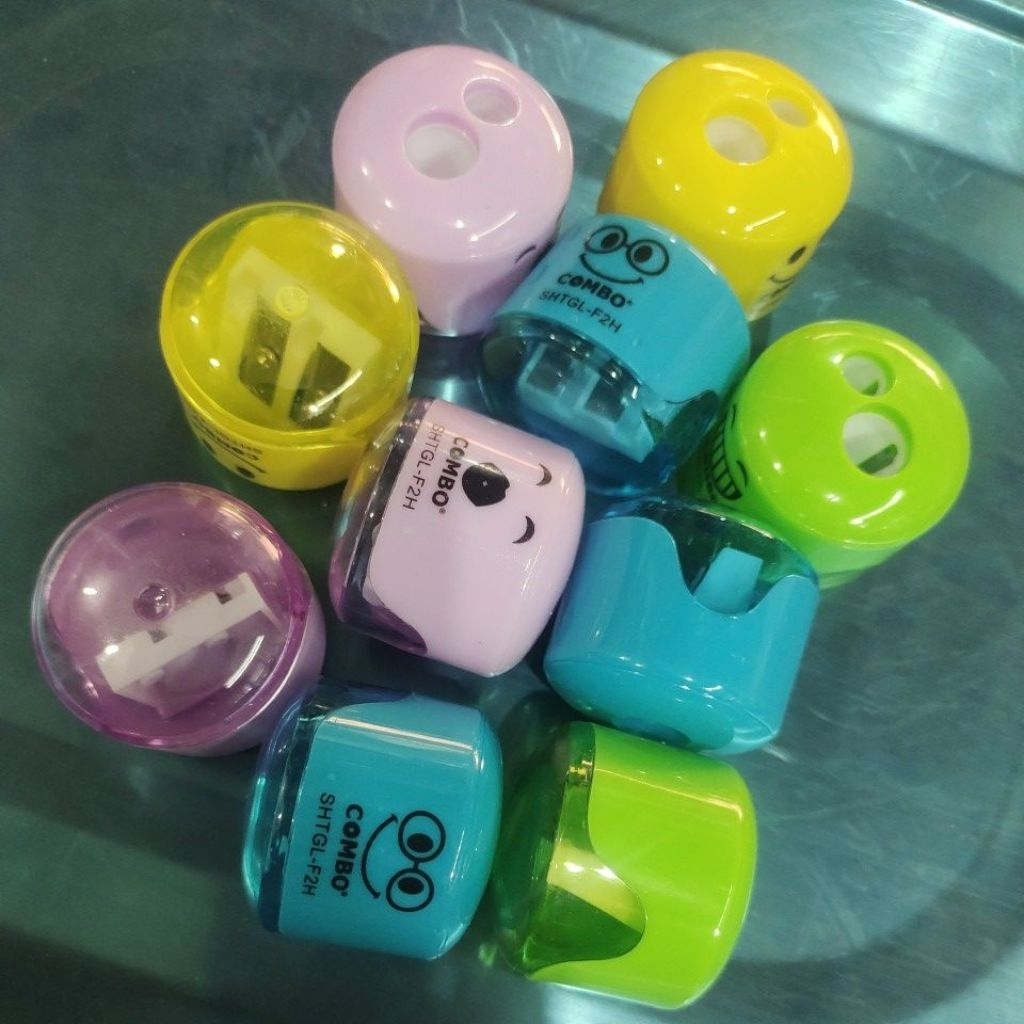 

SERUTAN PENSIL 2 Lubang / Double Hole Pencil Sharpener / Rautan TGL-F2