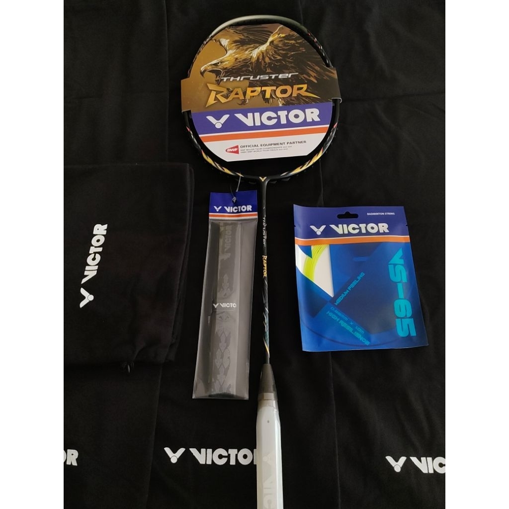 RAKET VICTOR THRUSTER K RAPTOR ORIGINAL 100%