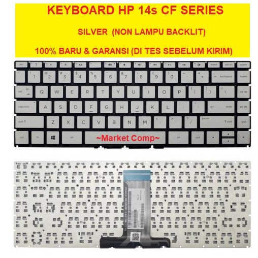 Keyboard Laptop HP 14s-cf3039tu 14s-cf3040tu 14s-cf3043tu 14s-cf3046tu