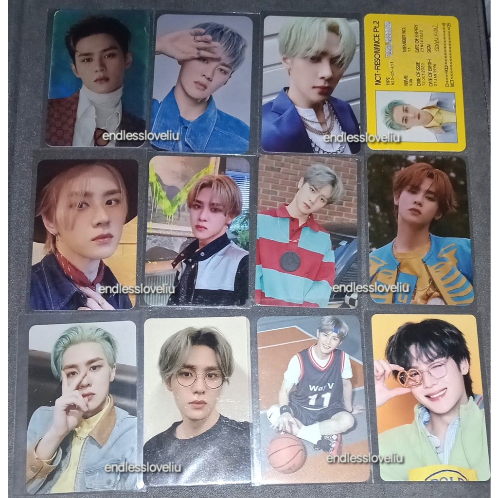 [READY STOCK] pc photocard nct wayv kun holo take off acrylic totm rare