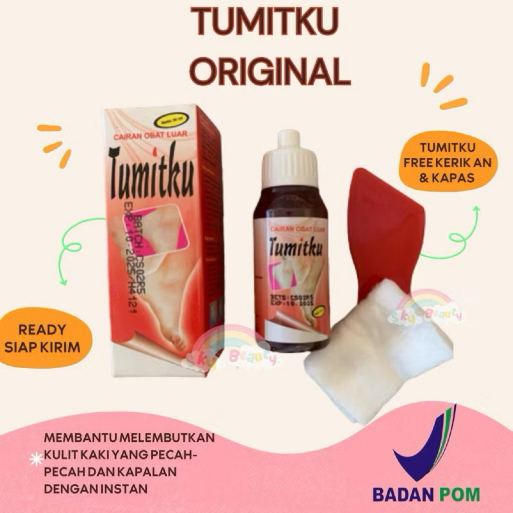 Tumitku Obat Kaki Pecah Original BPOM | Solusi Kaki Kapalan Paling Ampuh