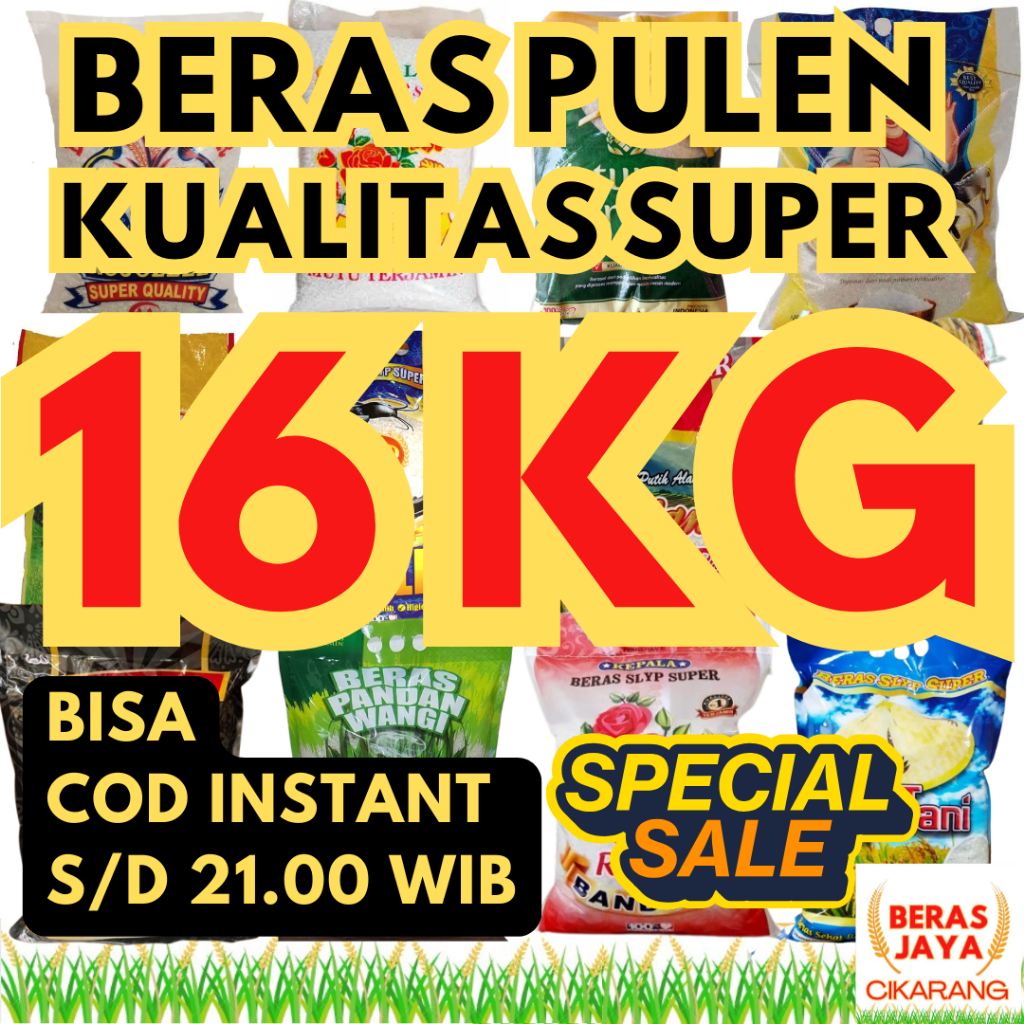 

Promo Beras Pulen Ramos Setra Kualitas Terjamin Bersih Bebas Kutu Super 16 kg Murah Gratis Ongkir
