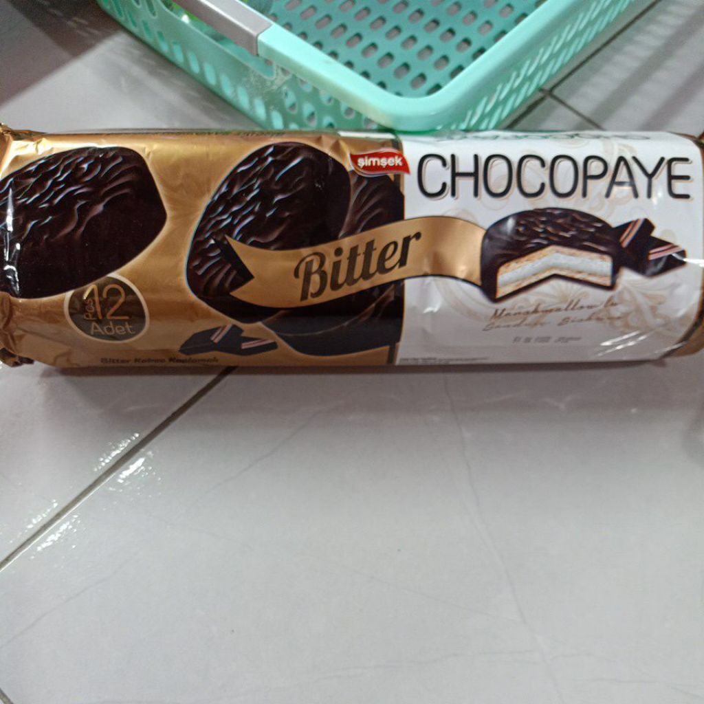 

CHOCOPAYE MARSHALLOW SANDWICH BISKUIT TURKI BITTER SEPAK ISI 12 PCS