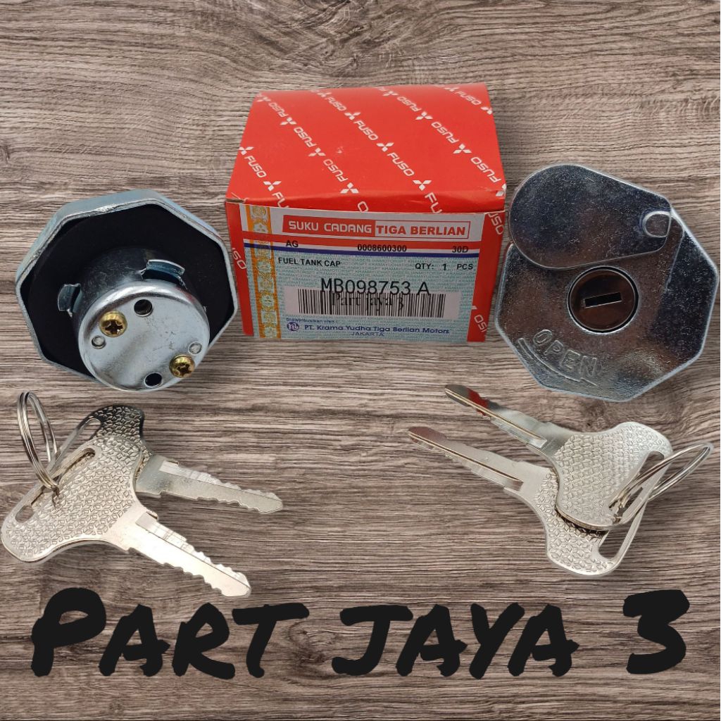 FUEL TANK CUP + KEY ORI / TUTUP TANGKI BENSIN/SOLAR + KUNCI ASLI / PS100 / L300 / PS 125 T / NLR 51 