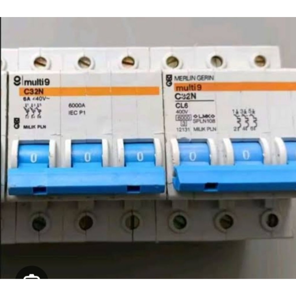 MCB PLN modif anti jeglek Merlin gerin 3phese original