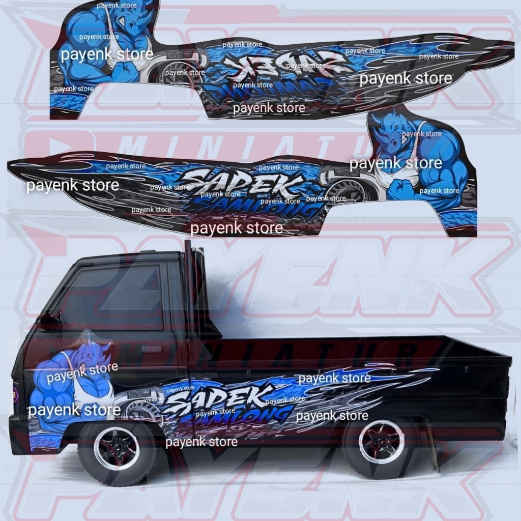 STIKER SAMPING MINIATUR L300