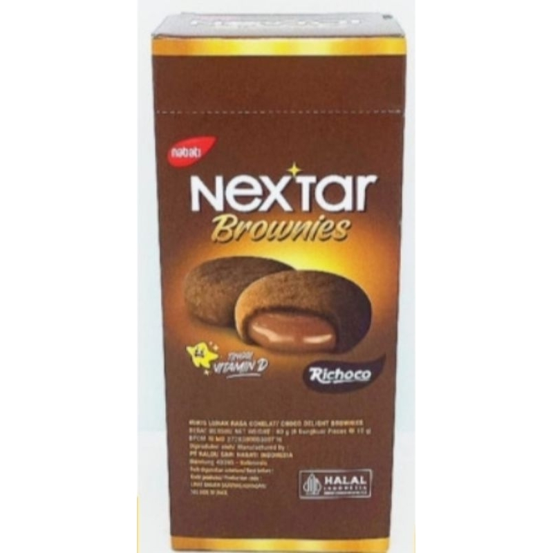 

[oddsolshop] pekanbaru/Nabati Nextar Brownies Richoco 8 PCS 10GR Kukis Lunak Kue Cokelat Choco Cake