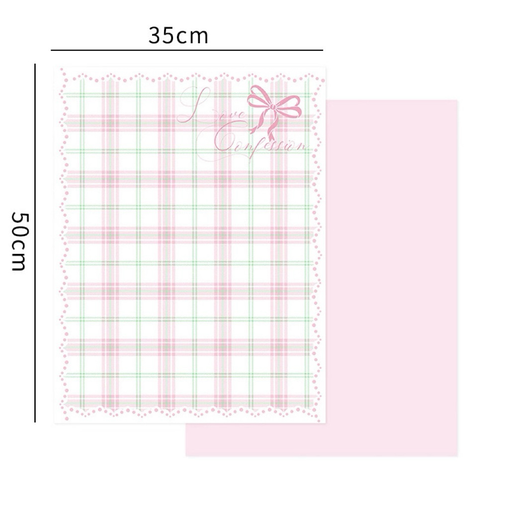 

[5 LEMBAR] Kertas Buket Cellophane Motif Pita Gingham | Flower Wrapping Paper Ribbon | Square Ribbon Pattern | Hiasan Dekorasi