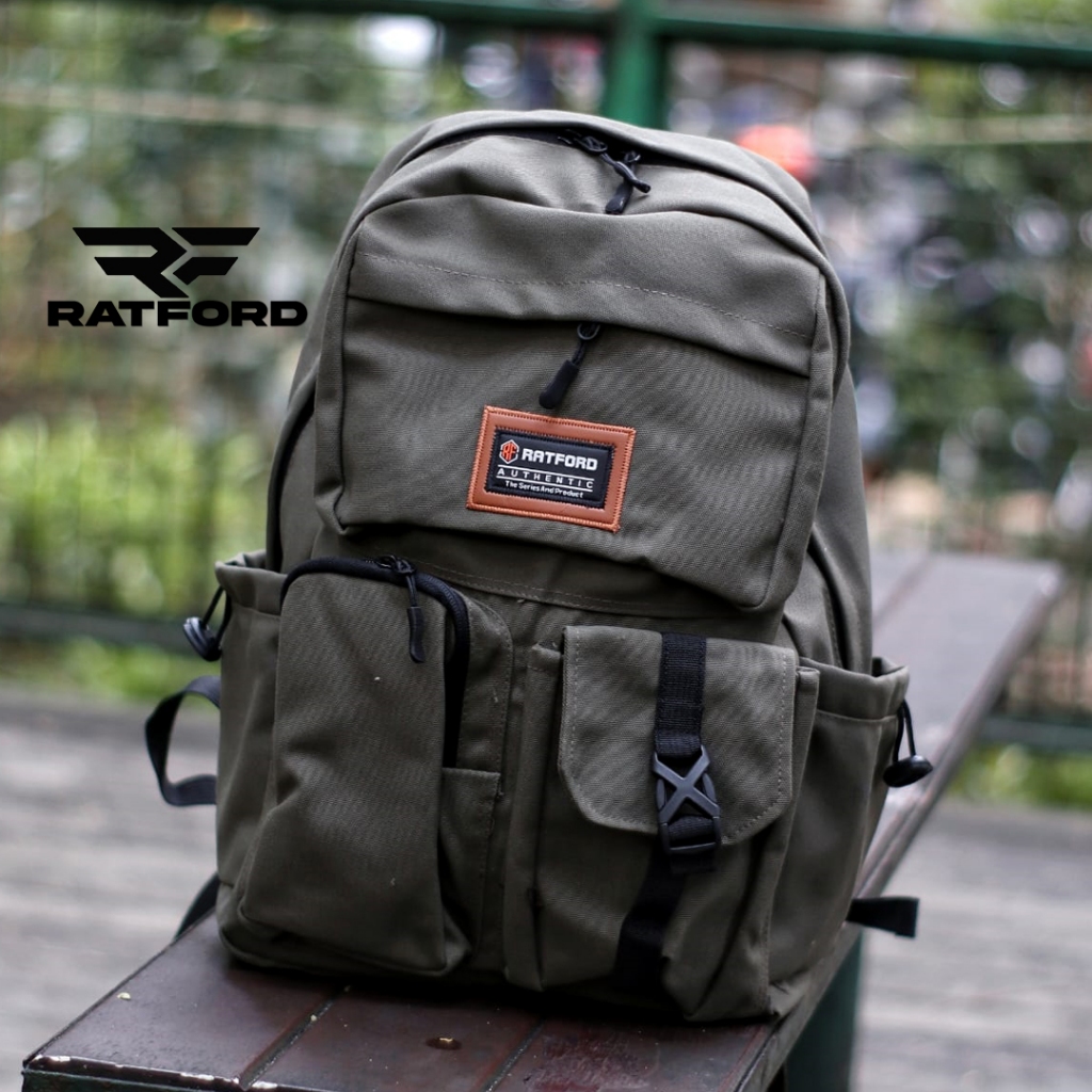 Crazy Army Tas Ransel Pria Wanita Backpack Tas Kerja Kuliah Sekoah Trendy Original