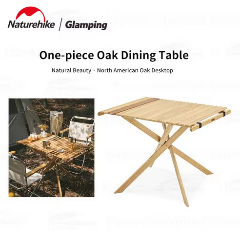 MEJA MAKAN KAYU PORTABLE NATUREHIKE CNH22JU005