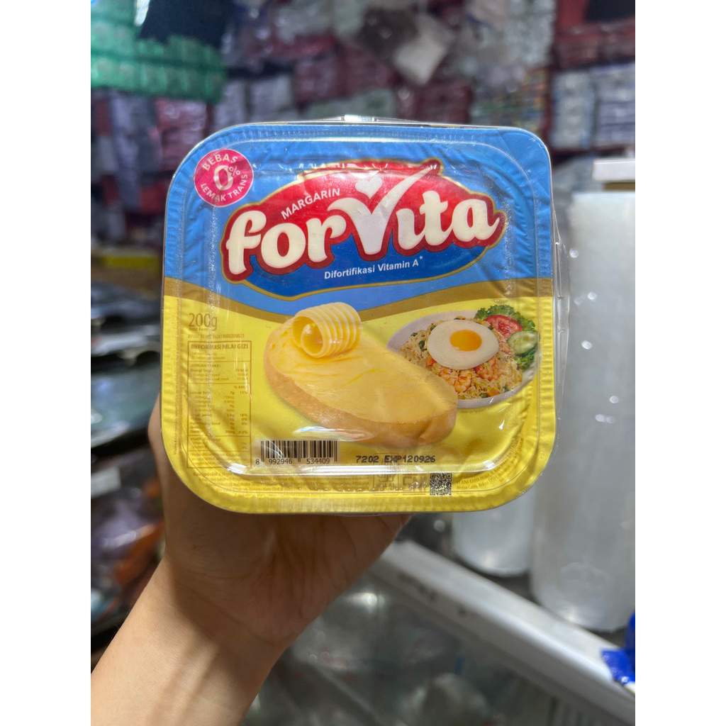 

margarin FORVITA 200gr cup / margaris mentega serbaguna /