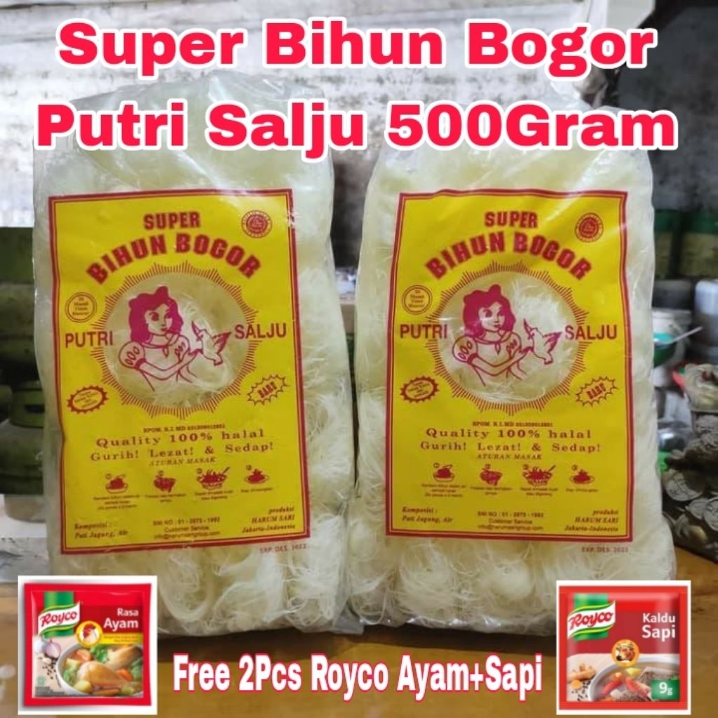 

Termurah Bihun Super Putri Salju 100℅Halal Di Buat Dari Bahan Kualitas Terbaik