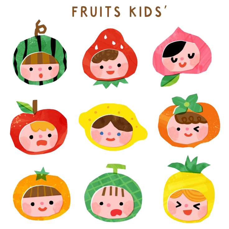 

sticker seribuan fruits kids