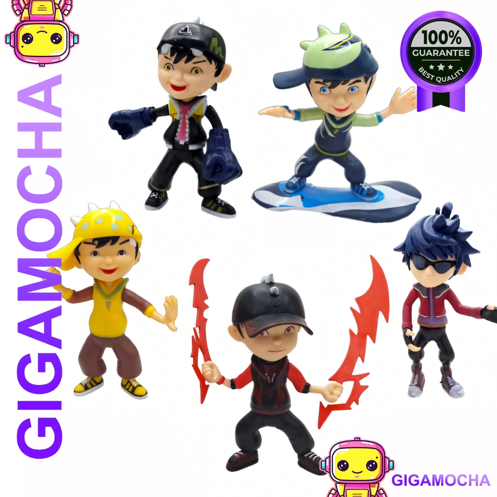 BoBoiBoy Galaxy Halilintar Action Figure / Mainan PREMIUM QUALITY - Figur Premium Boboboy / Boboboi