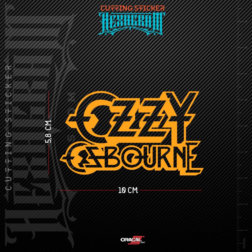 Cutting Sticker OZZY OSBOURNE | Stiker Cutting Ozzy Osbourne