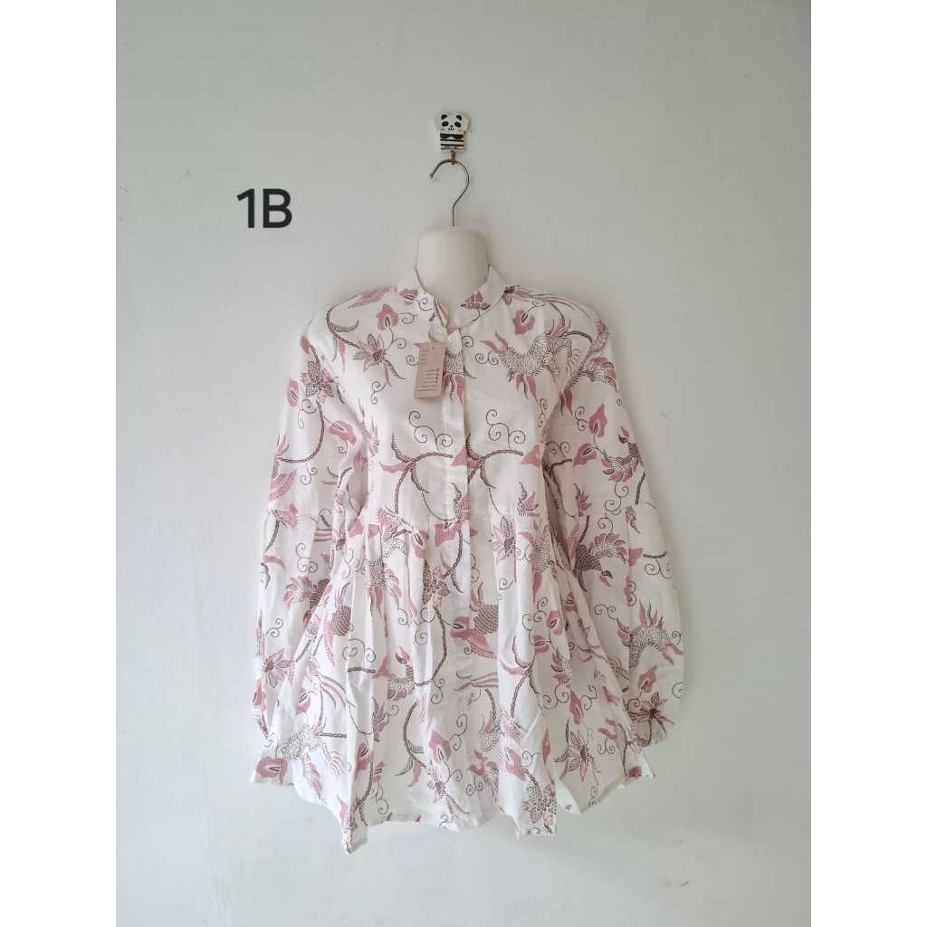 BLOUSE BATIK LENGAN BALON