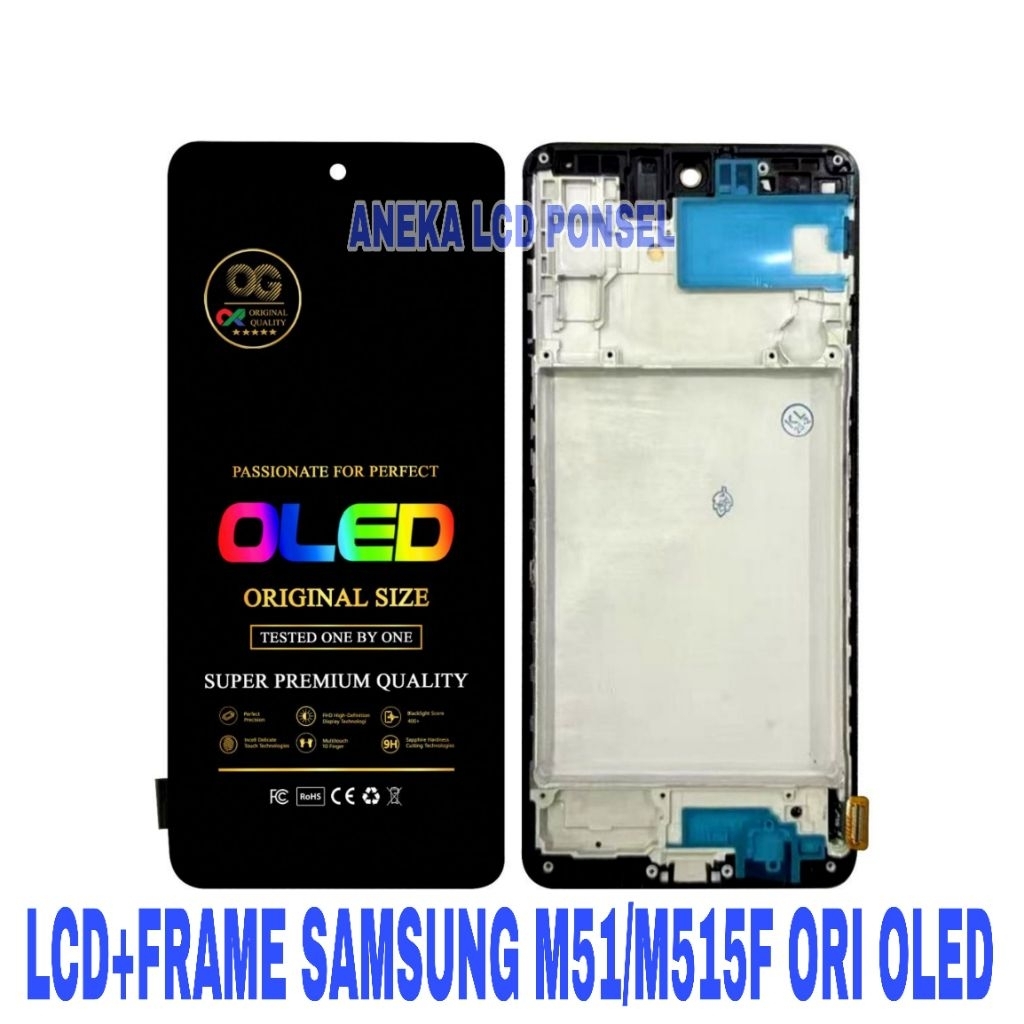 LCD+FRAME SAMSUNG M51/M515F ORI OLED