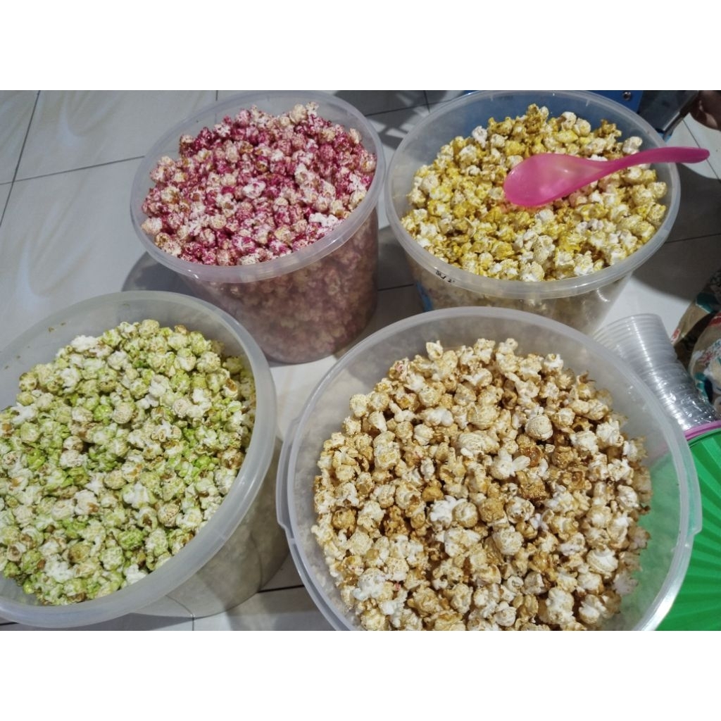 

Snacks POPCORN MANIS, RENYAH, GURIH, CARAMEL 1 Kg