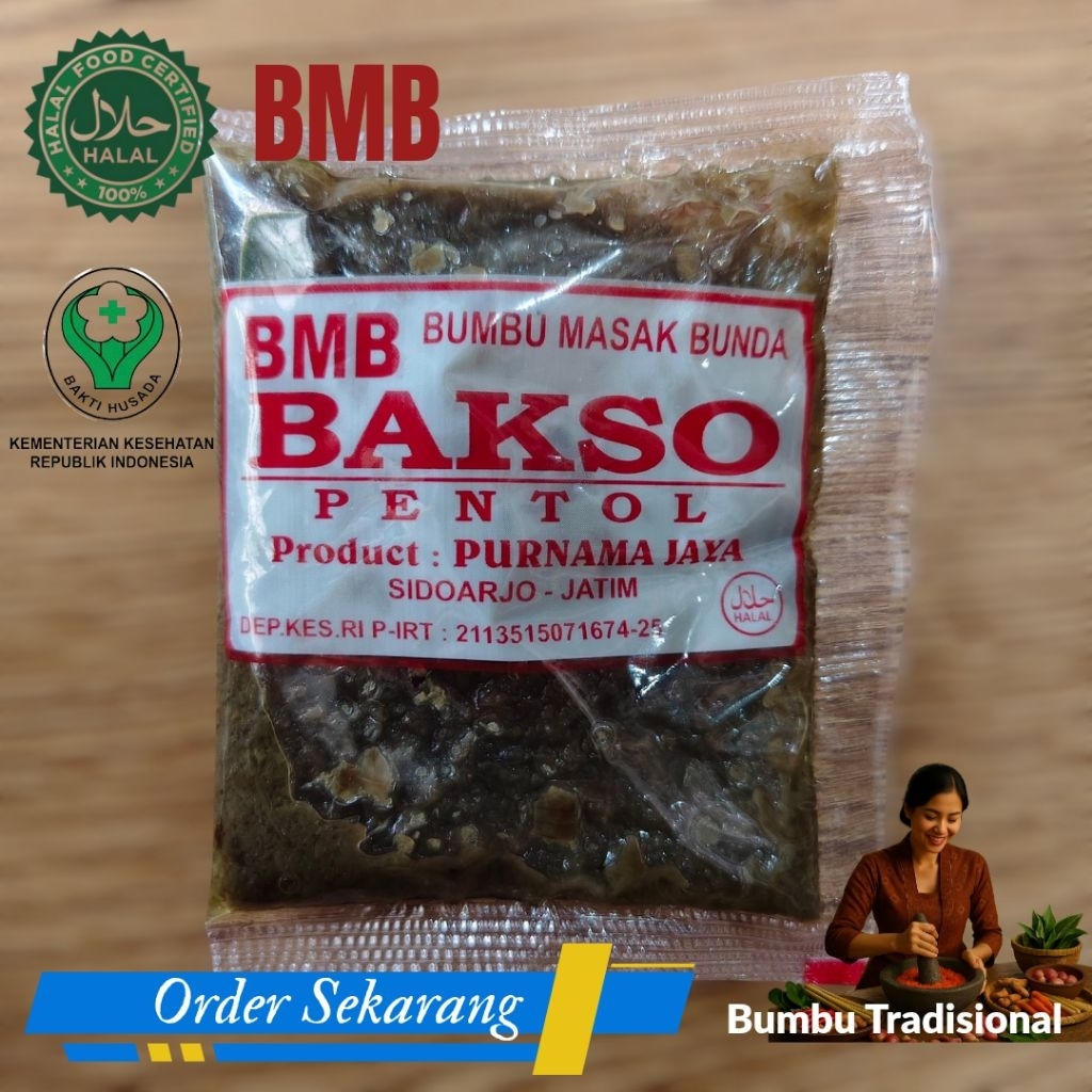 

BMB / BUMBU BAKSO / BUMBU MASAK BUNDA / BUMBU MASAK INSTAN