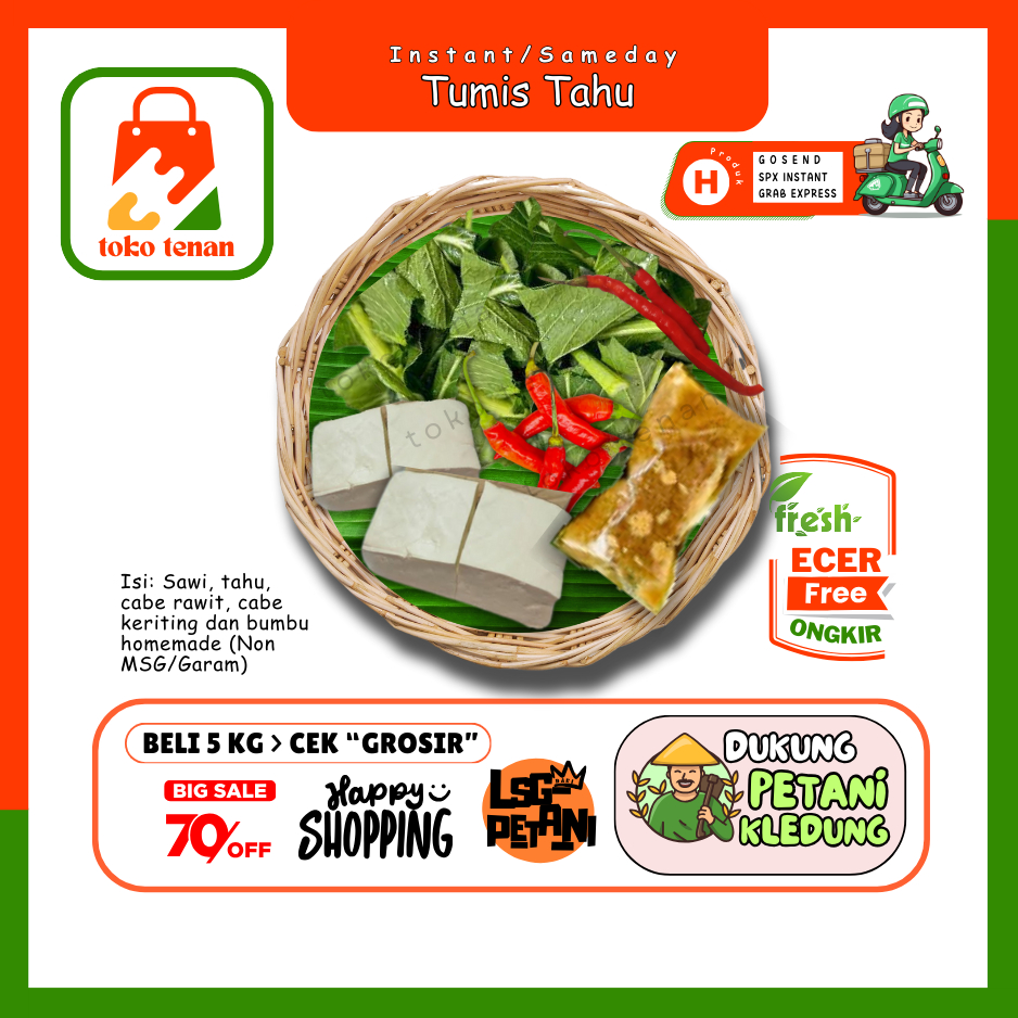 

Tokotenan // JTumis Tahu -- Sayur Gunung Ecer(H)