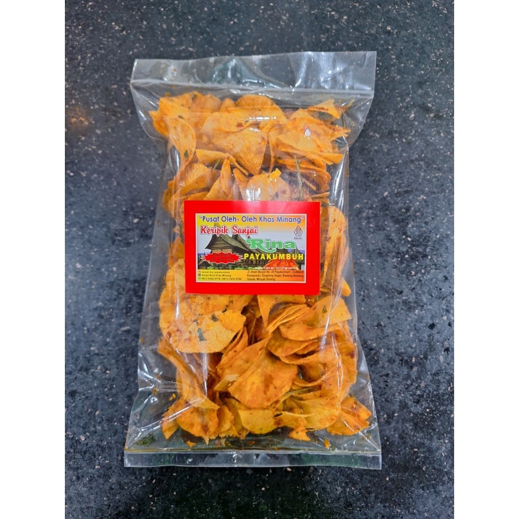 

Kerupuk Cabe/Lado Seledri [250gr] — Sanjai Rina