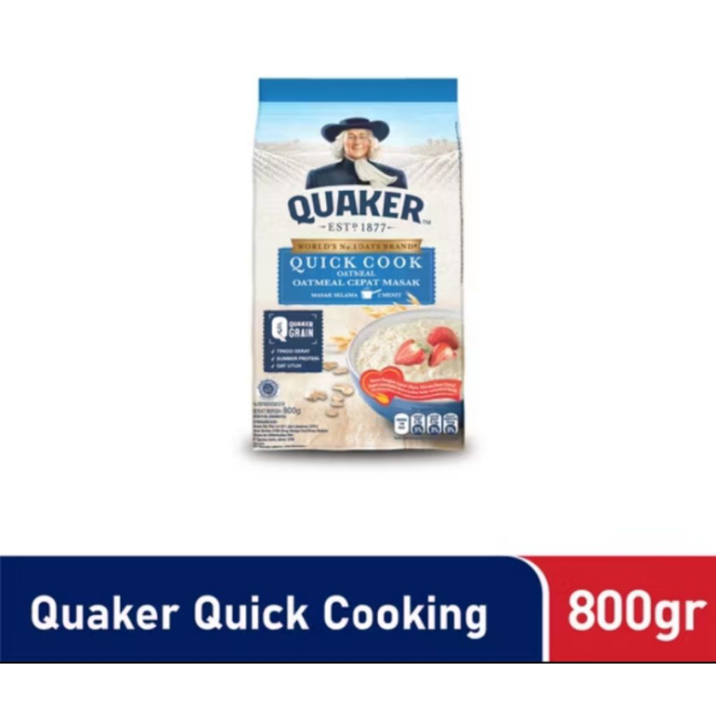 

(PROMO) QUAKER QUICK COOK OATMEAL 800GR