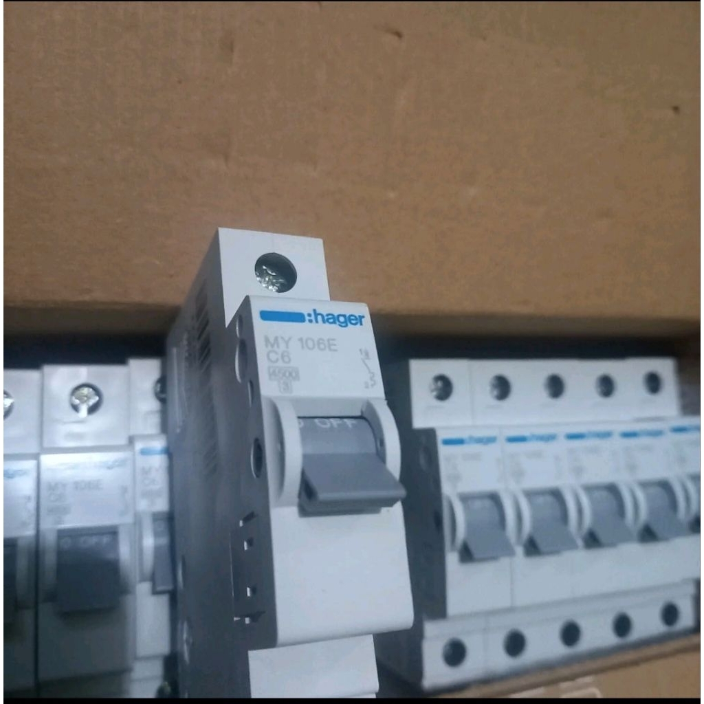 MCB HAGER 1 PHASE 6A