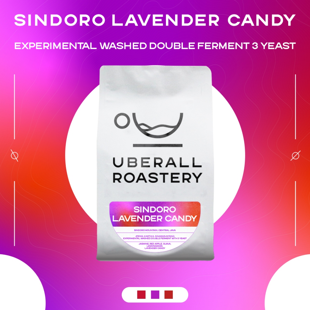 

Kopi Arabika Sindoro Lavender Candy (Experimental Washed Double Ferment With 3 Yeast) Roasted by Uberall Roastery