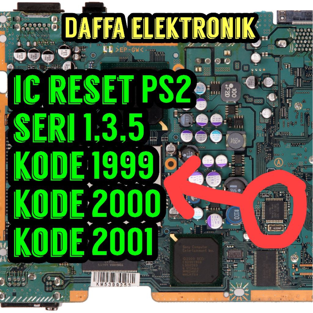 ic reset ps2 fat semua seri tipe bisa custom | ic ps2 reset | ic reset nomor 1999 2000 2001 | ic res