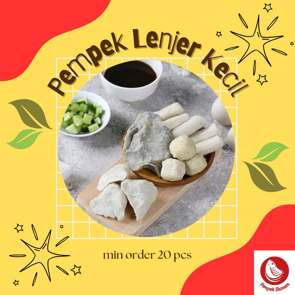 

PEMPEK LENJER KECIL ASLI PALEMBANG + CUKO KENTAL