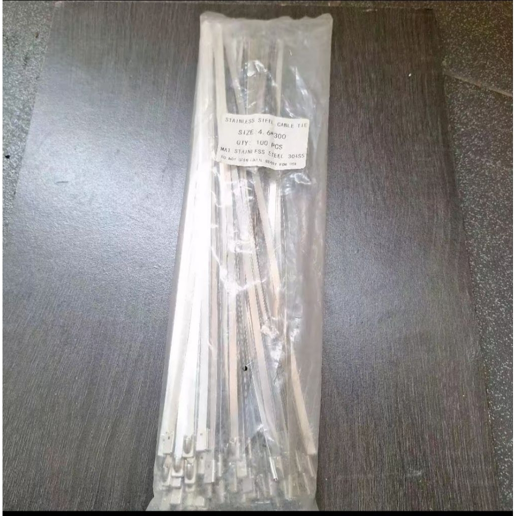 

kabel ties stainless steel 4,6x300mm 30cm kode 304SS