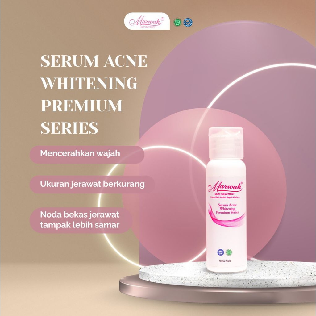 ORIGINAL SERUM WHITENING DERMA ACNE MARWAH SERUM JERAWAT ECER DERMA ACNE MARWAH SERUM WAJAH PALING A