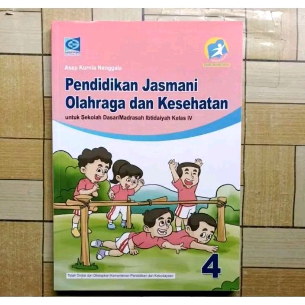BUKU PJOK PENDIDIKAN JASMANI DAN OLAHRAGA KELAS 4 IV SD KURIKULUM 2013 GRAFINDO