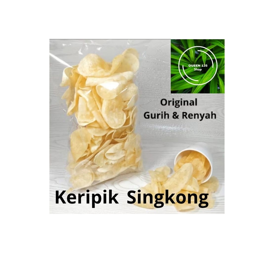 

keripik singkong rasa original gurih&renyah 1,KG