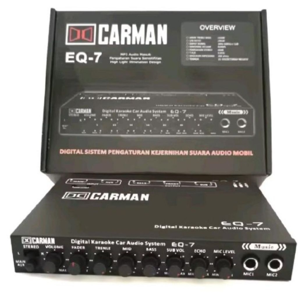 PARAMETRIK CARMAN EQ-7 PARAMETRIC EQUALIZER AUDIO Original