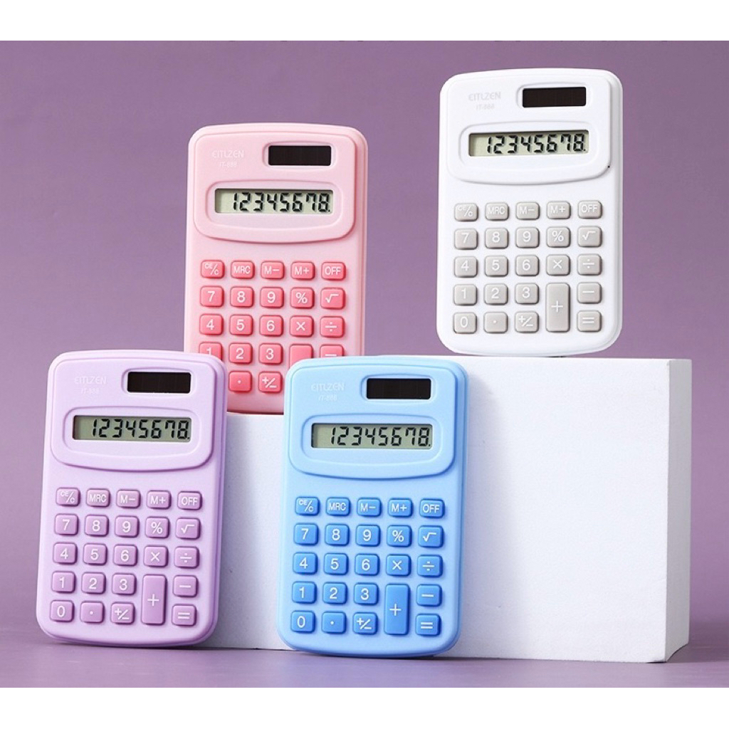 

Kalkulator Warna Pastel Cute Slim Portable | Kalkulator Mini Saku Imut untuk Pelajar & Mahasiswa