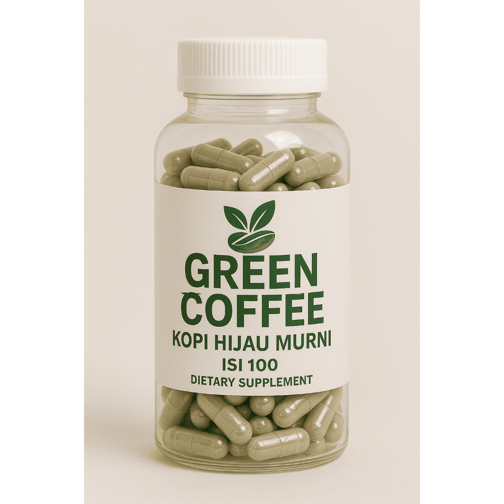 

kapsul penurun berat badan greencoffee isi 100pcs original alami