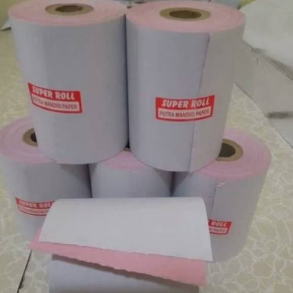 

Kertas kasir NCR 2PLY 75x60 / Struk Rangkap 2PLY