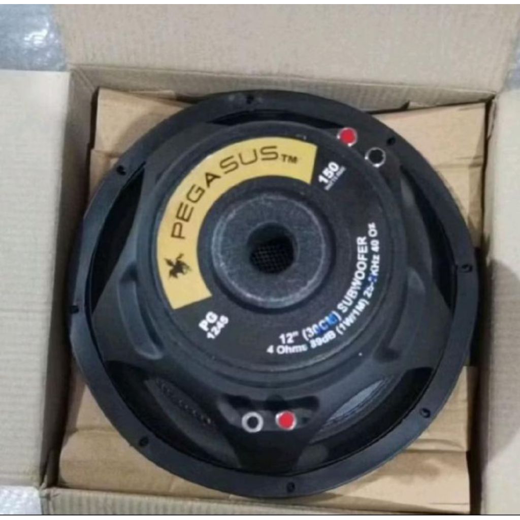 Speaker Subwoofer 12 inch Pegasus PG 1245 Double Coil Original