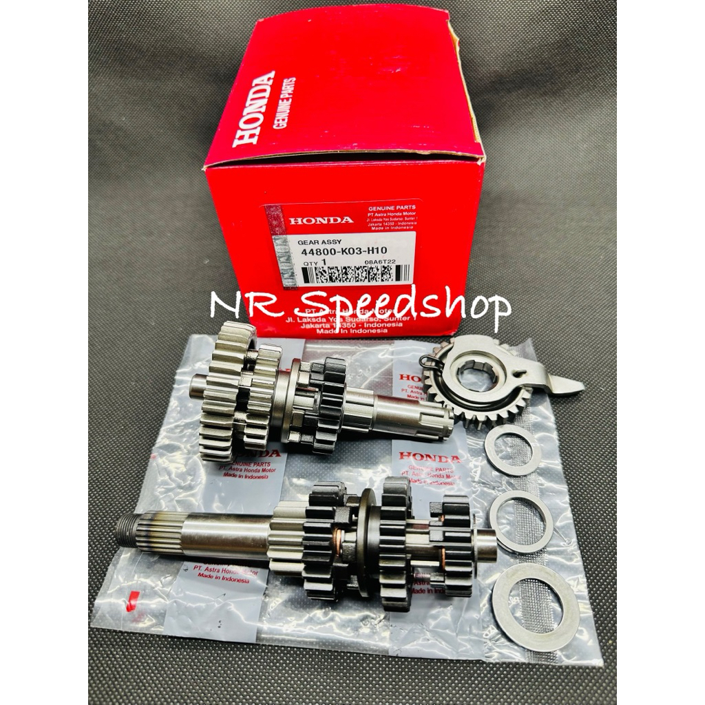 Gear Gir Rasio Assy Gigi Susun Set Honda Revo Fi injeksi Revo Fit Revo X Fi injeksi K03