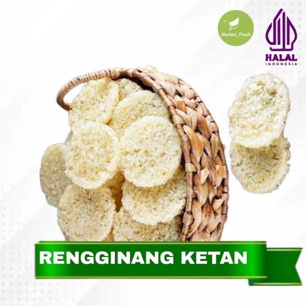 

Rengginang Ketan Mentah Berkualitas 500 Gram Asli Tegal