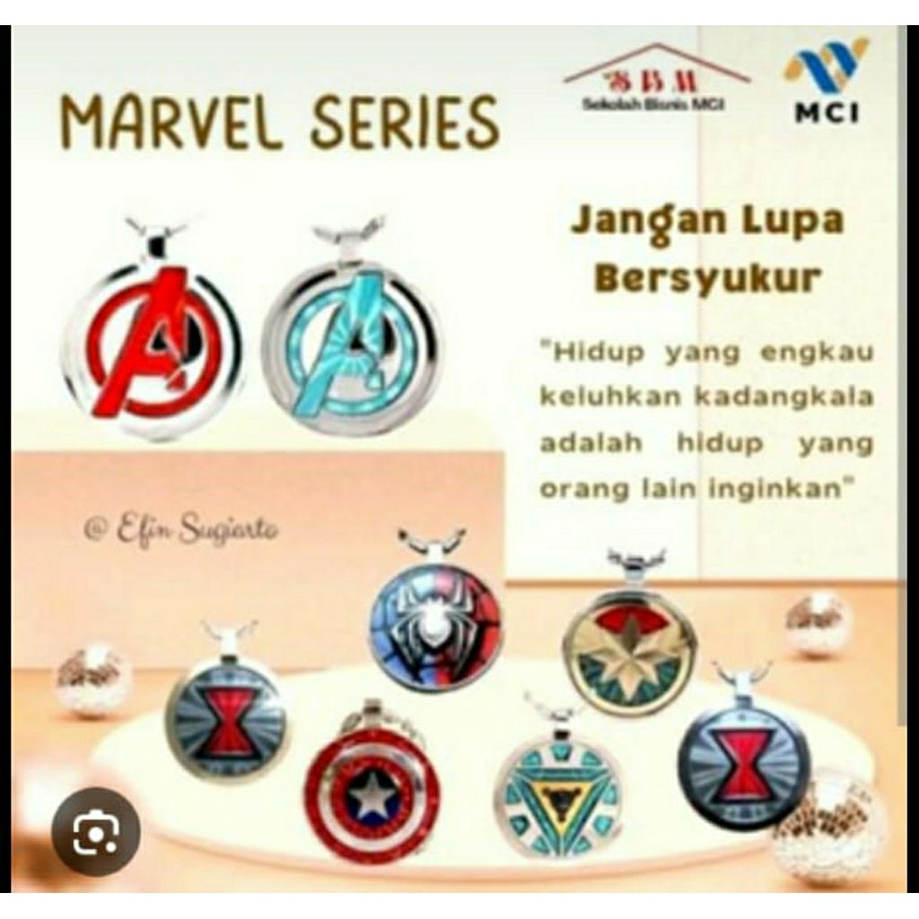 Kalung Marvel Series MCI Original Segel