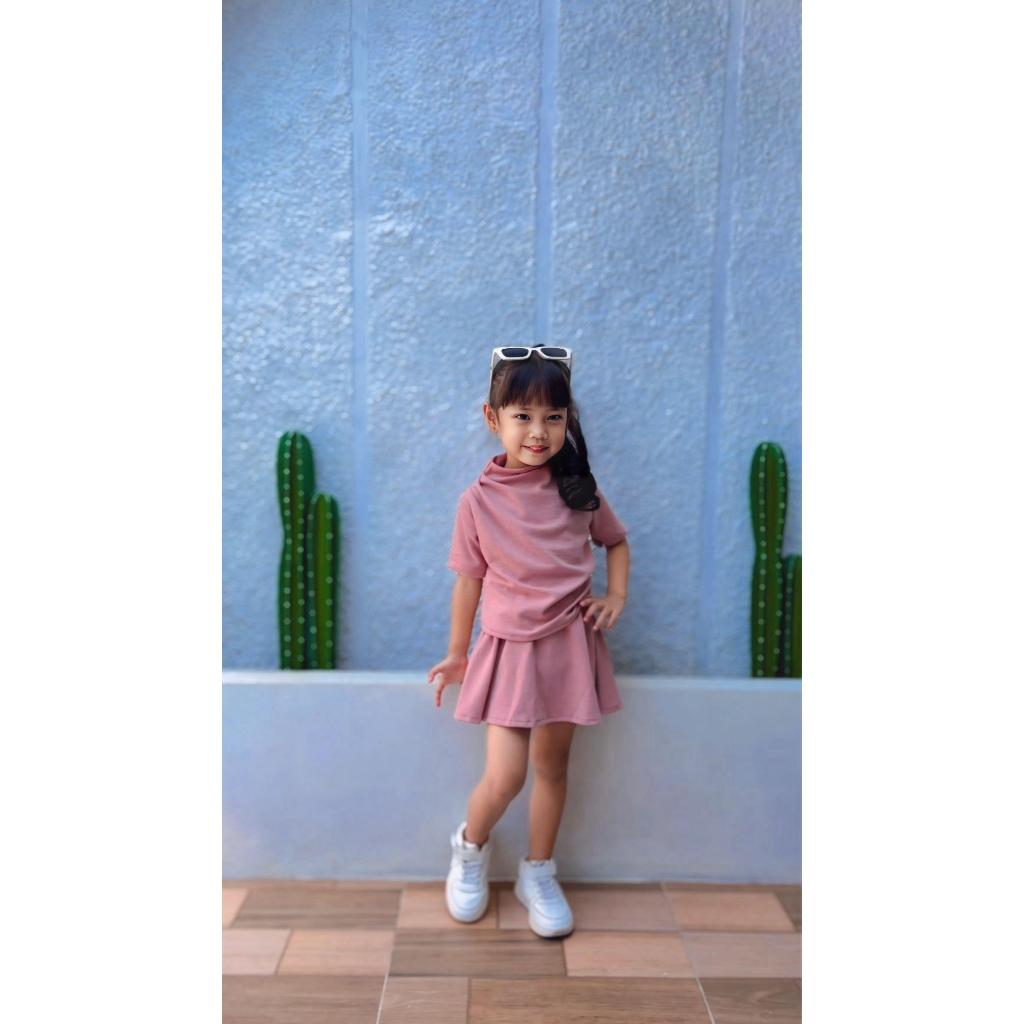 Citra -  setelan anak baju rok / one set bahan knit adem