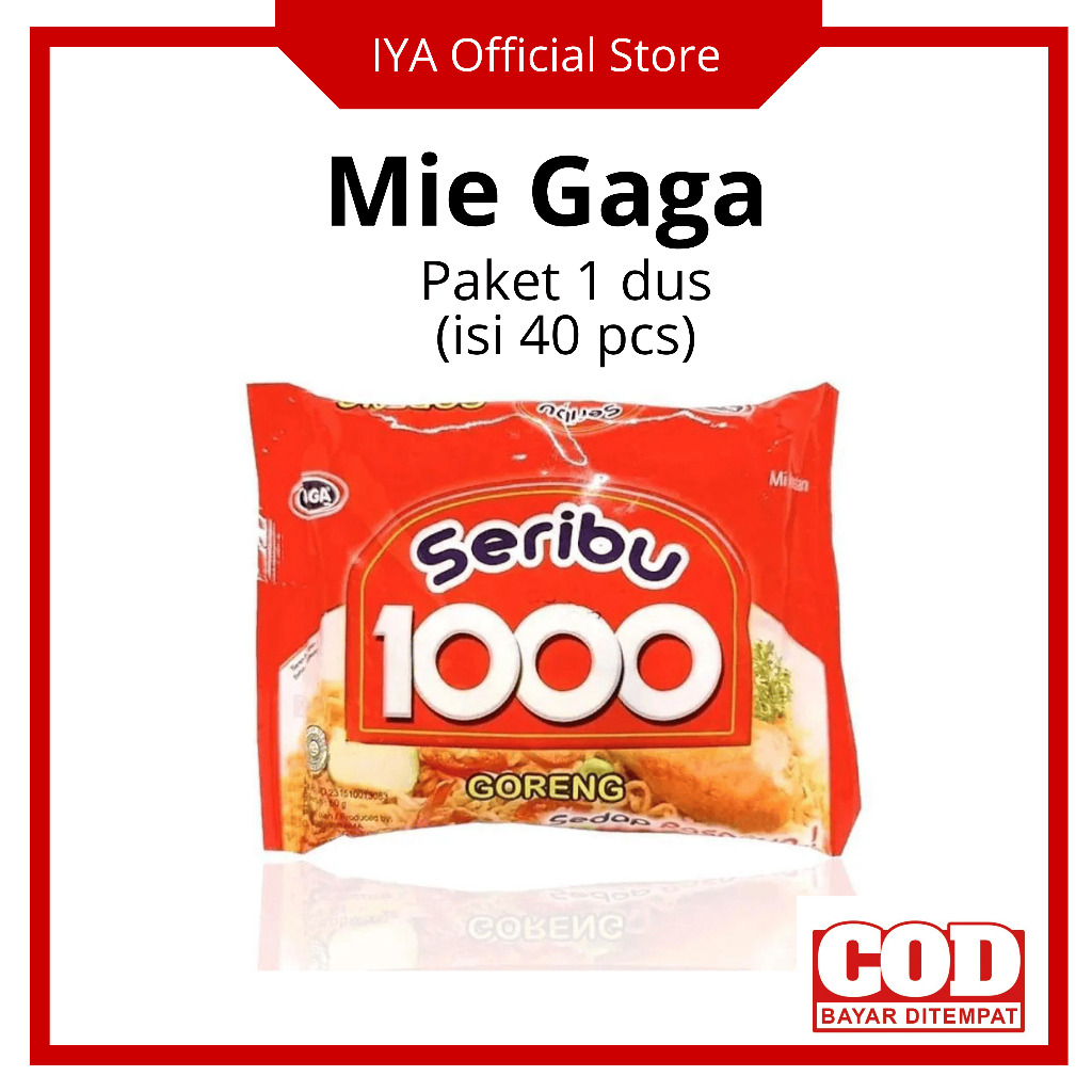 

Mie Gaga 1000 Varian Goreng ,Soto ,Ayam bawang dan Kaldu Ayam.