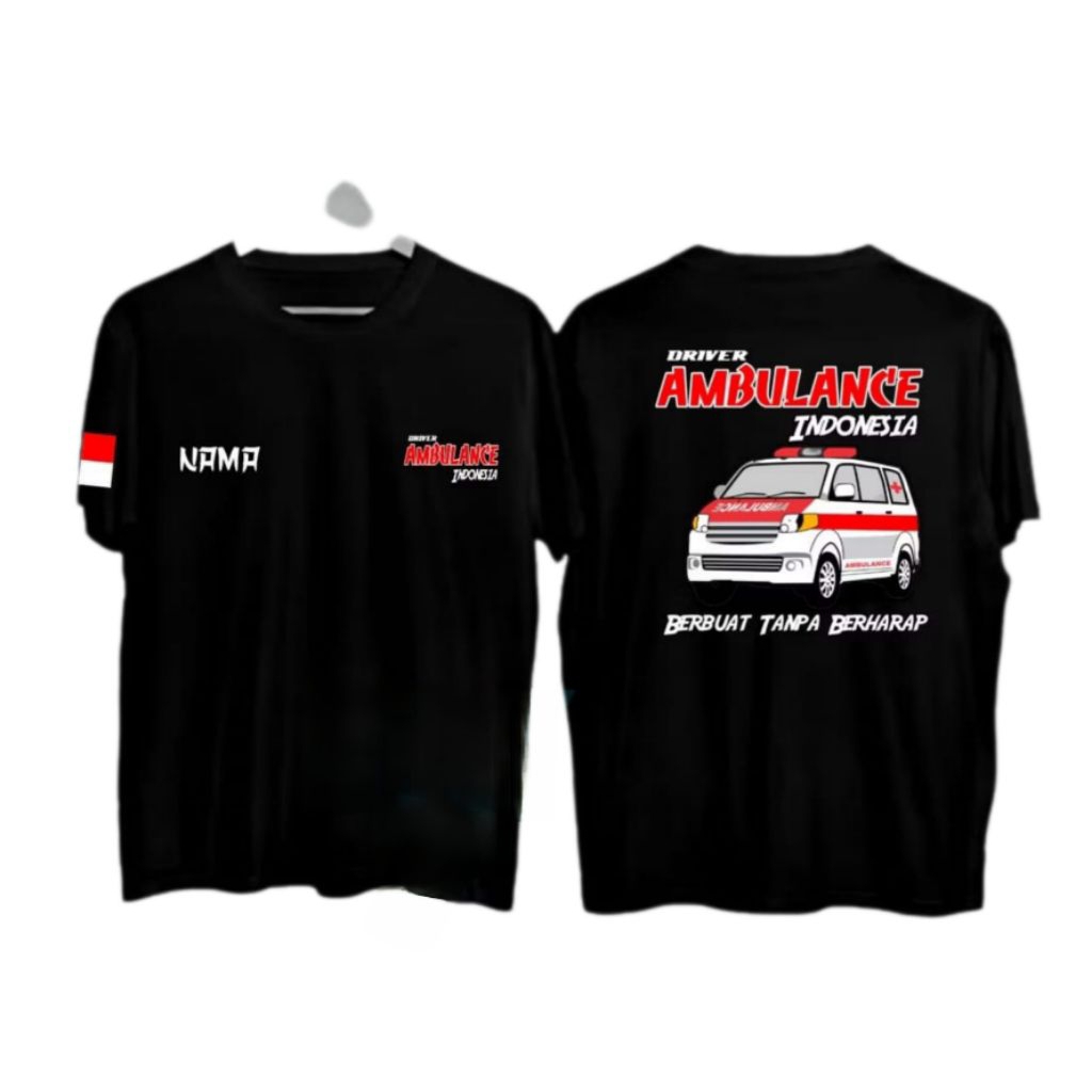 KAOS DRIVER AMBULANCE INDONESIA