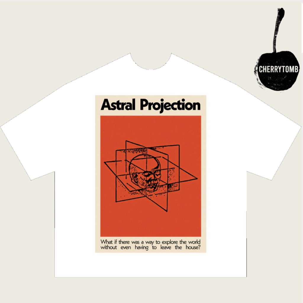 GRAPHIC TEE ASTRAL PROJECTION T-SHIRT AESTHETIC PRIA WANITA KAOS PRIA KAOS BOXY TSHIRT DISTRO